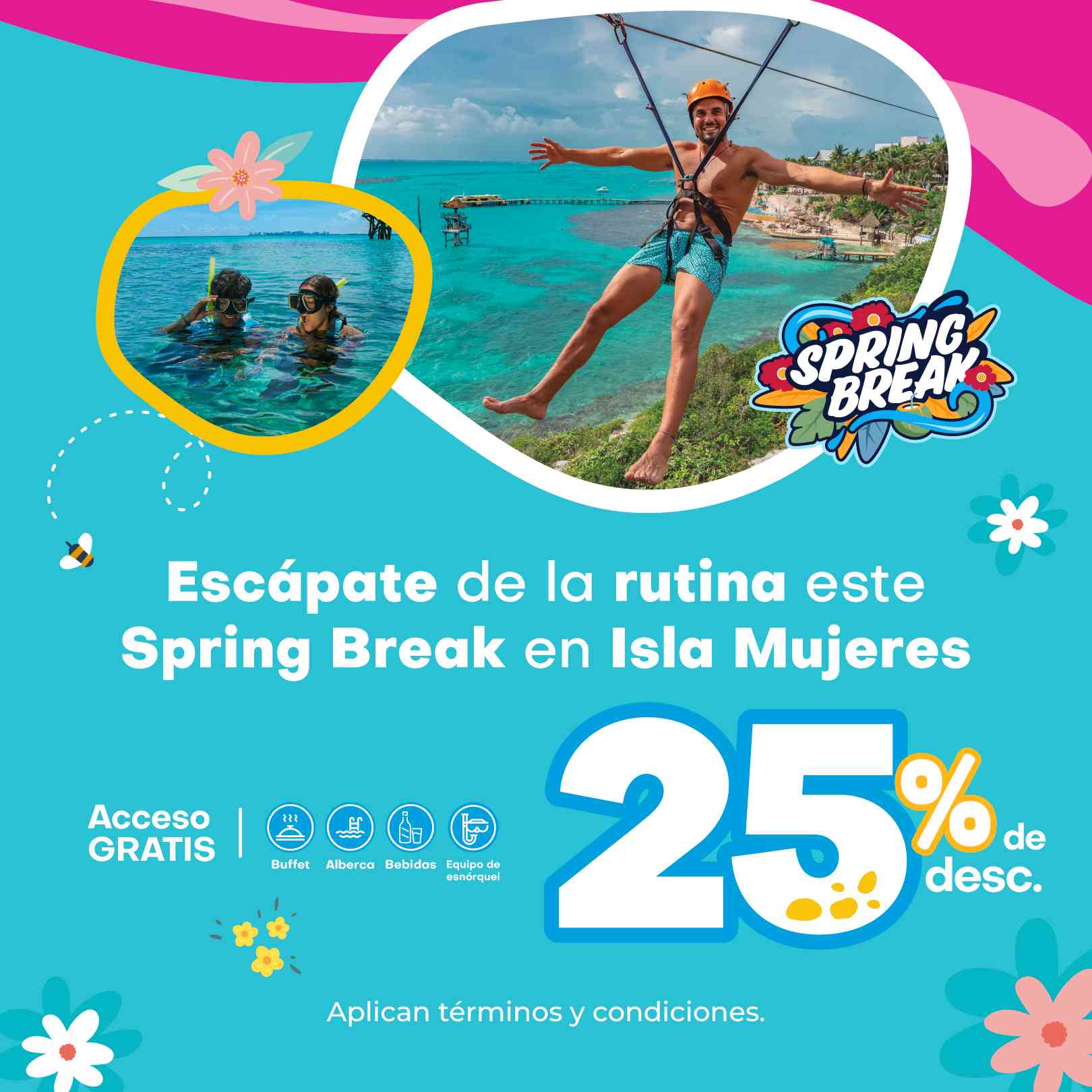 spring break en cancun isla mujeres